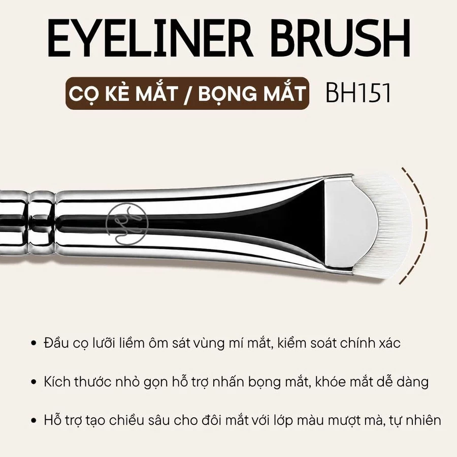 Cọ Kẻ Mắt BH Cosmetics Eyeliner Brush BH151